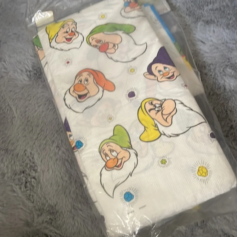 Vintage Disney Snow White Birthday Party Pack Plates cup table cloth NEW